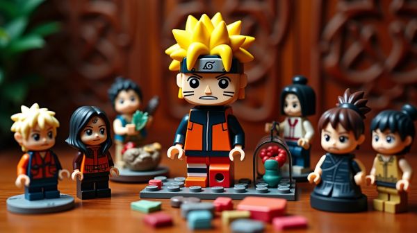 Découvrez des figurines et sets de jeu inspirés de LEGO Naruto